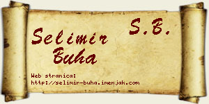 Selimir Buha vizit kartica